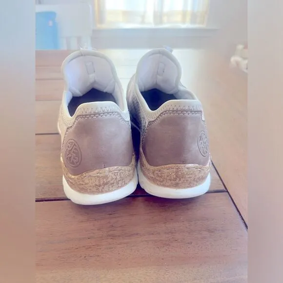 Rieker Women's Beige and Brown Casual Shoes; Size 38/7.5