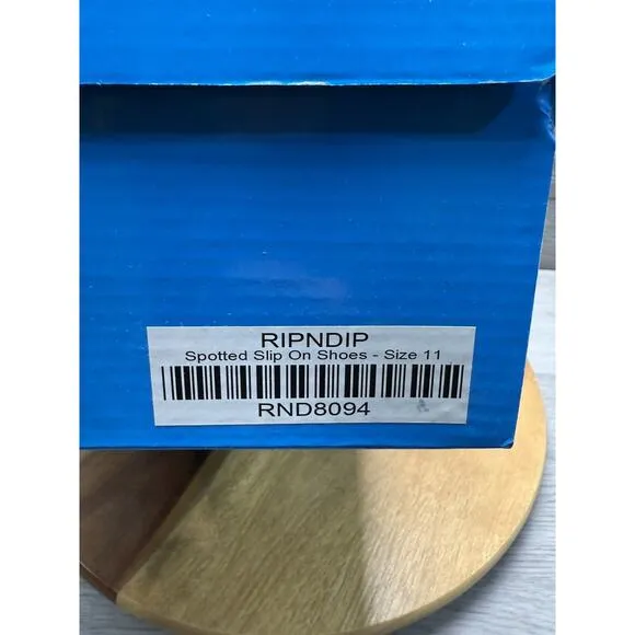 RIPNDIP Spotted Slip On Shoes RND8095 Size 11 New In Box