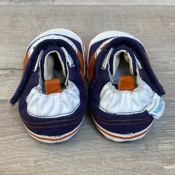 Robeez First Shoes for Baby Designed for Early Walkers Size 4 (9-12 month)