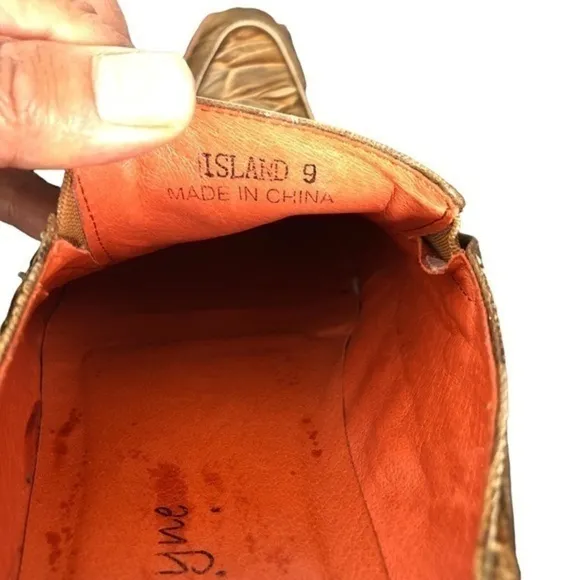 Robert Wayne Brown Leather Slip On Loafer Dress Shoes Square Toe