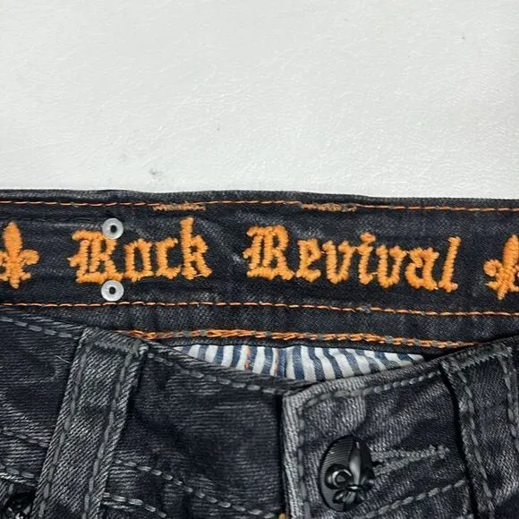 Rock Revival | Black “Pat” Skinny Jeans