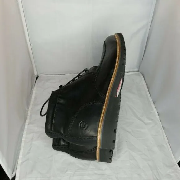 Rockport Marshall Rugged Moc Toe Black Ankle Boots CH2442 Mens Size 12 Wide NEW