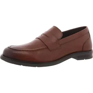 Rockport Mens Soren Brown Leather Slip-On Penny Loafers Shoes NWOB