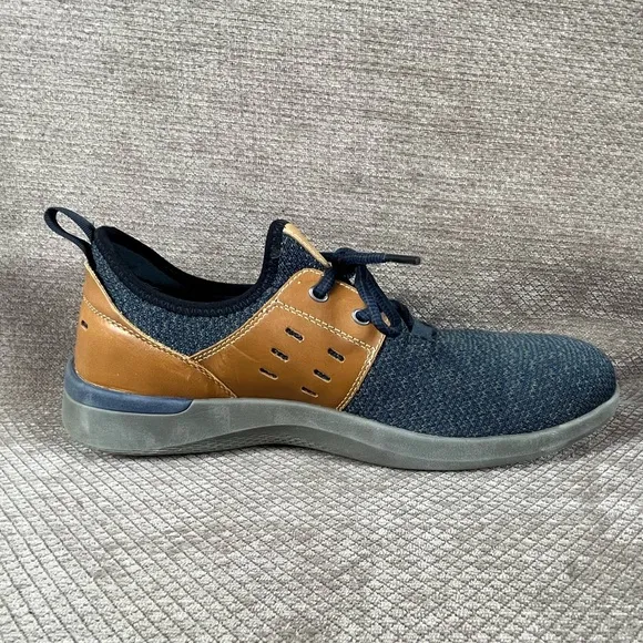 Rockport Mens TruFlex Work Blue and Brown Shoe Size 10 Wide