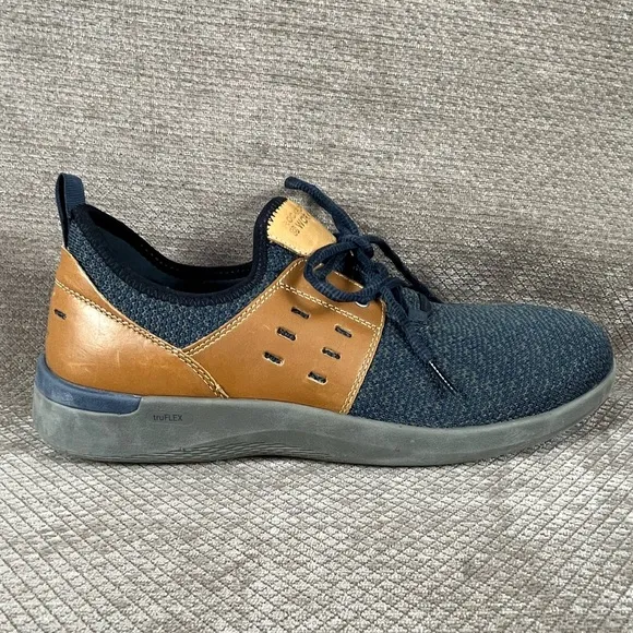 Rockport Mens TruFlex Work Blue and Brown Shoe Size 10 Wide