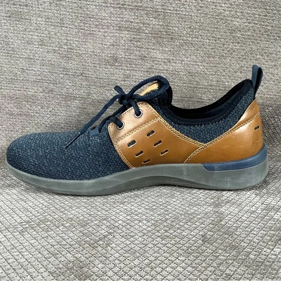 Rockport Mens TruFlex Work Blue and Brown Shoe Size 10 Wide