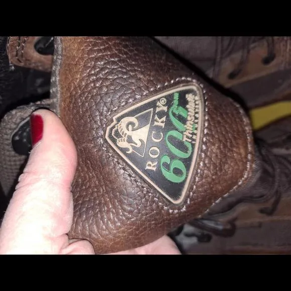 Rocky 600‎ Men's Sport Utility Brown Work Boots Size 13EE