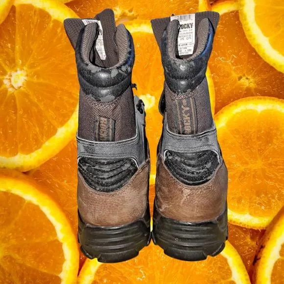 Rocky 600‎ Men's Sport Utility Brown Work Boots Size 13EE