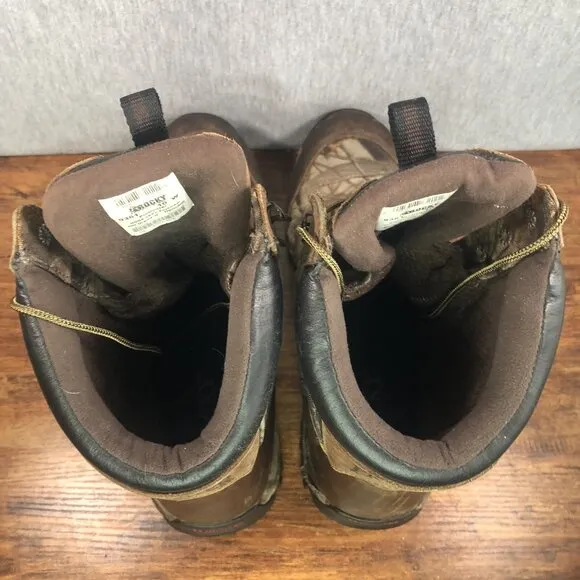 Rocky Mens Size 10 Wide W Pro Hunter 400g Gore Tex Vibram Boots 9361 Camouflage