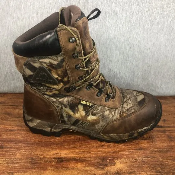 Rocky Mens Size 10 Wide W Pro Hunter 400g Gore Tex Vibram Boots 9361 Camouflage
