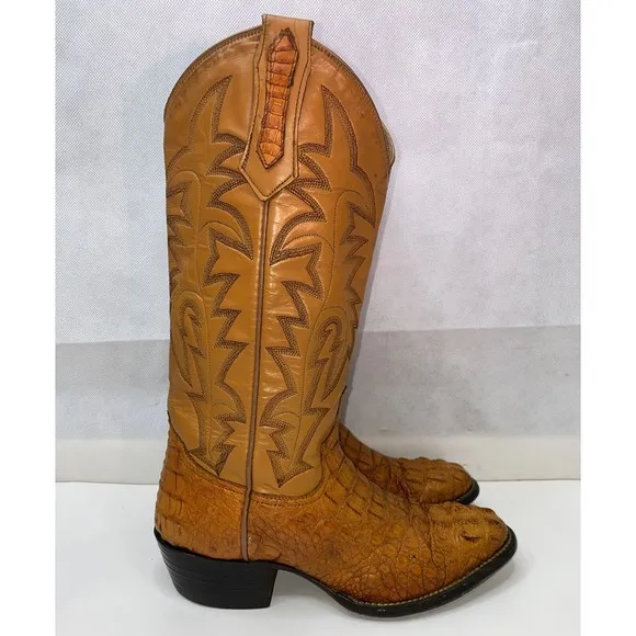 Roma’s Sz 5.5 Custom Exotic Caiman Western Boots