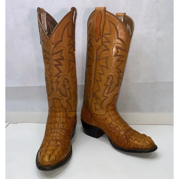 Roma’s Sz 5.5 Custom Exotic Caiman Western Boots