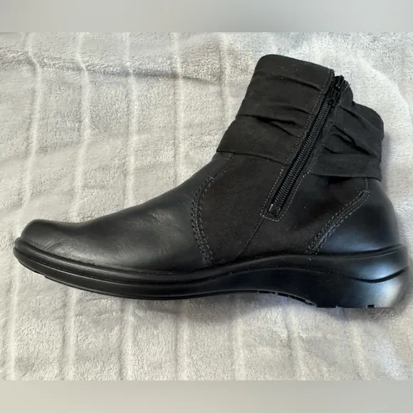 Romika Womens Leather Suede Ankle Boots Black EU 43 US 12 to 12.5