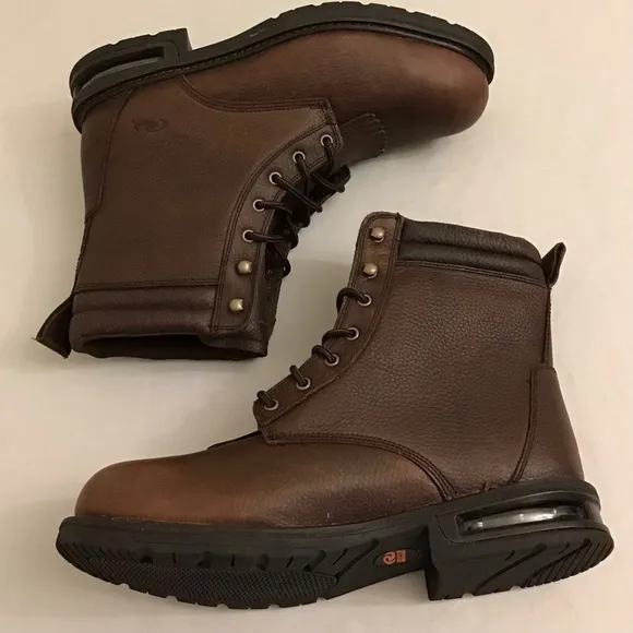 Roper 14EE NEW Work Boots Mens Tumbled Leather Lace Brown 09-020-1431-0775