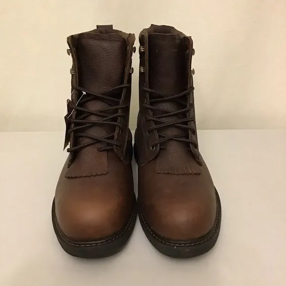 Roper 14EE NEW Work Boots Mens Tumbled Leather Lace Brown 09-020-1431-0775