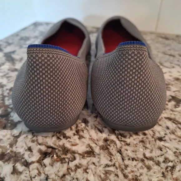 Rothys charcoal gray round toe  flat woman’s shoes  Size 10.5