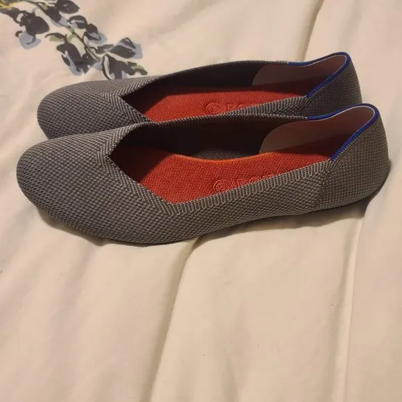 Rothy's Flat Shoes Gray 10.5