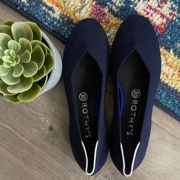 Rothy’s  maritime navy size 7 retired white halo woman’…