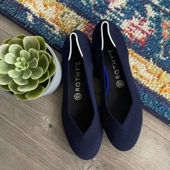 Rothy’s  maritime navy size 7 retired white halo woman’…