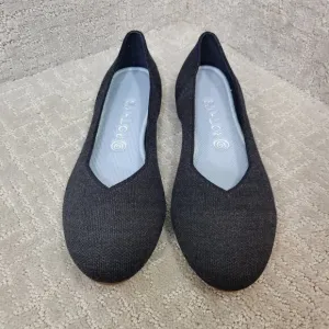 Rothys Merino The Flat Women's Size 10.5 US Shadow Round Toe Slip on Shoes