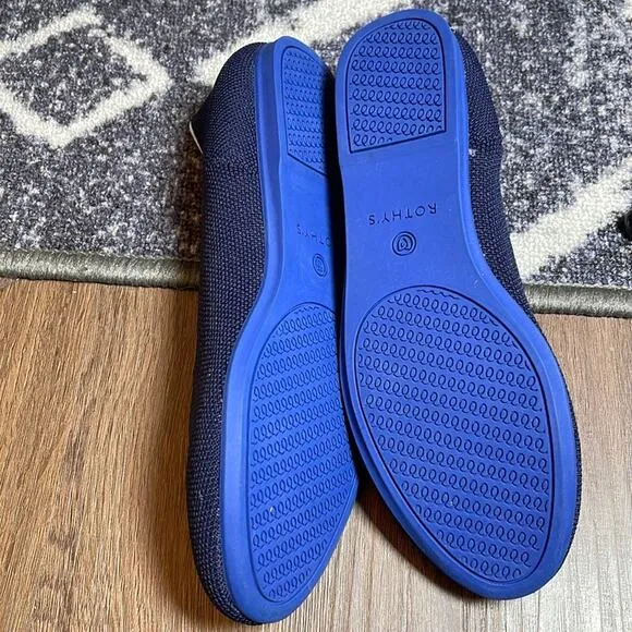 Rothy’s navy blue size 6.5 retired white halo woman’…