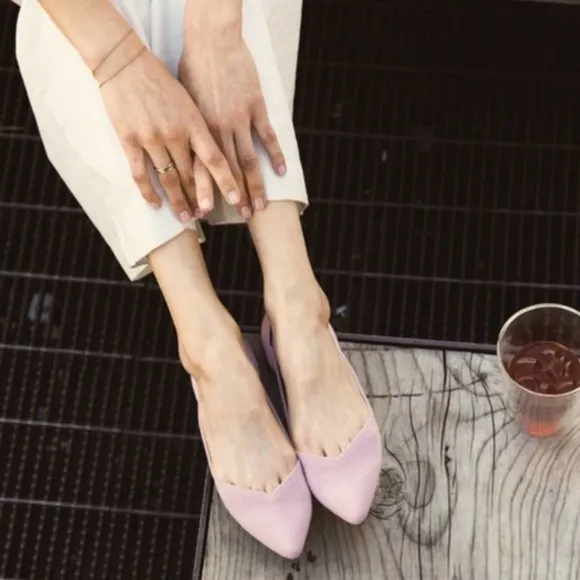 Rothys petal pink size 7.5 woman’s pointed flat