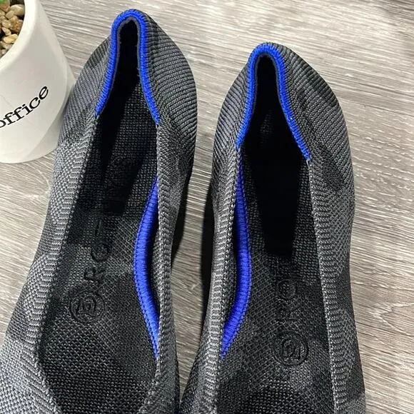 Rothys retired camouflage gray size 6.5 pointed f…
