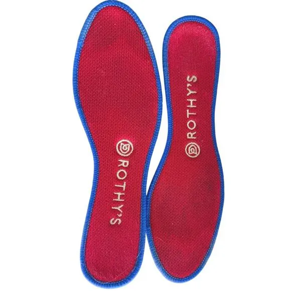 Rothy's RETIRED Red Flat Round Toe Ballet Flats Womens Size 8.5