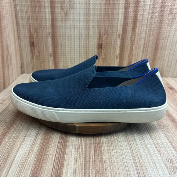 Rothys Shoes Womens Size 11 The Original Slip On Sneaker Navy Blue Flat