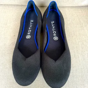 Rothy’s, The Flat, Black, Size 11.5