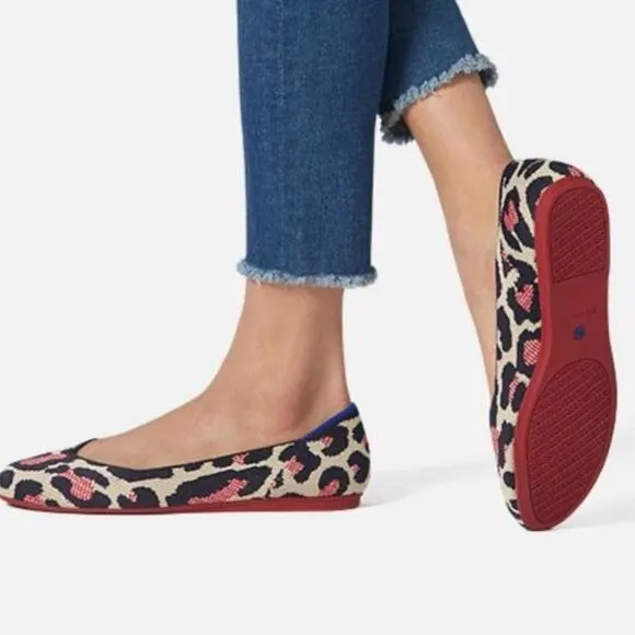 Rothy’s the flat red cat size 8 woman’s round toe flat shoes