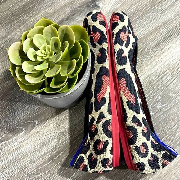 Rothy’s the flat red cat size 8 woman’s round toe flat shoes
