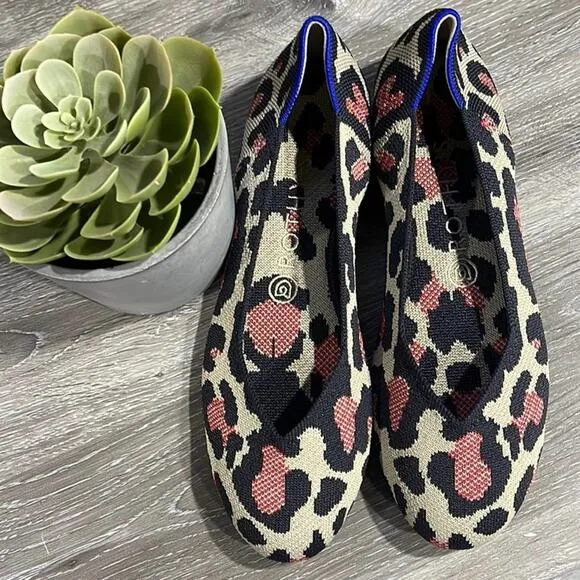 Rothy’s the flat red cat size 8 woman’s round toe flat shoes