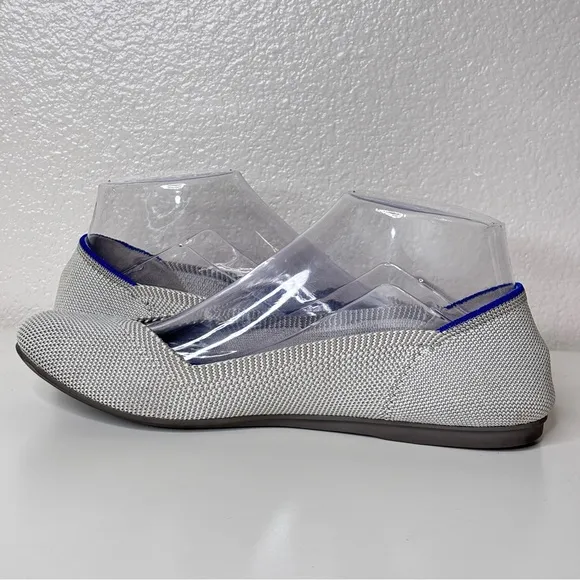 Rothy's The Flat Round Retired Flax Birdeye‎ Shoes Size 7