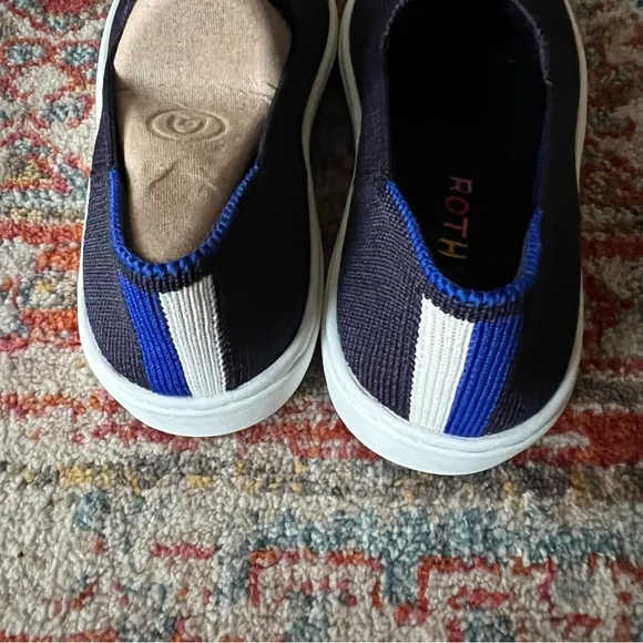 Rothy's The Kid Sneaker in Deep Navy