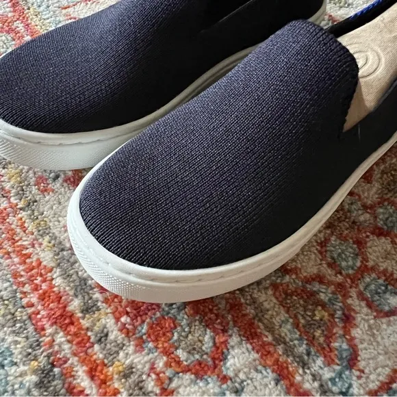 Rothy's The Kid Sneaker in Deep Navy