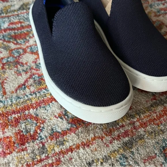 Rothy's The Kid Sneaker in Deep Navy