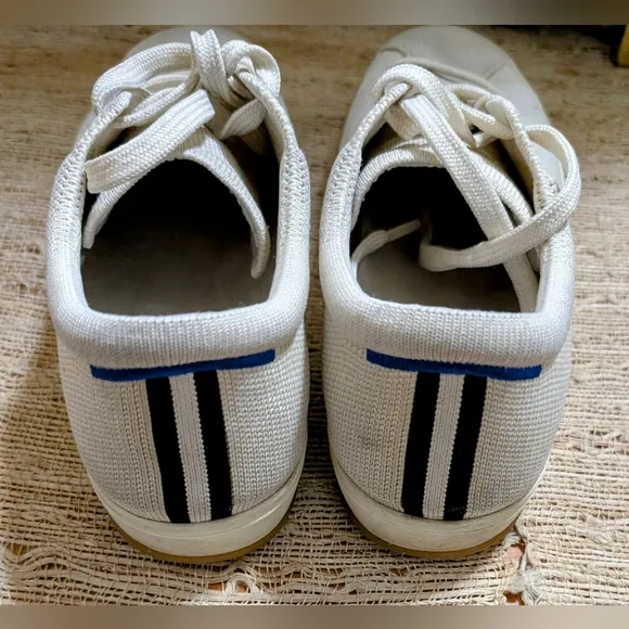 Rothy’s The Lace Up Sneaker In Blonde