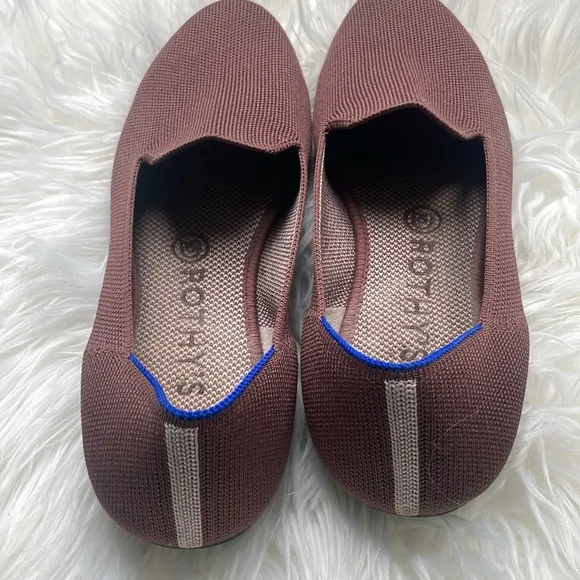 Rothy's The Loafer Fawn Brown Womens Slip On Shoes Size 8 1/2.