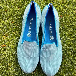 Rothy’s the loafer indigo cloud size 10 woman flat shoes