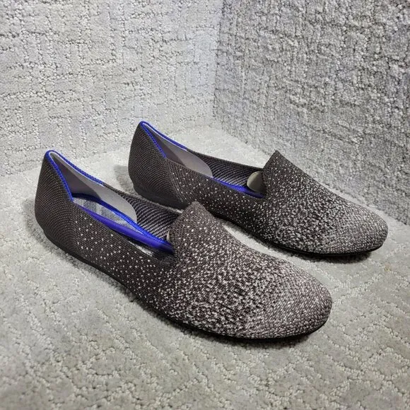 Rothy's The Loafer Women's Size 7 Twilight Metallic Ombre Round Toe Flat Shoes