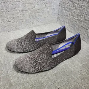 Rothy's The Loafer Women's Size 7 Twilight Metallic Ombre Round Toe Flat Shoes