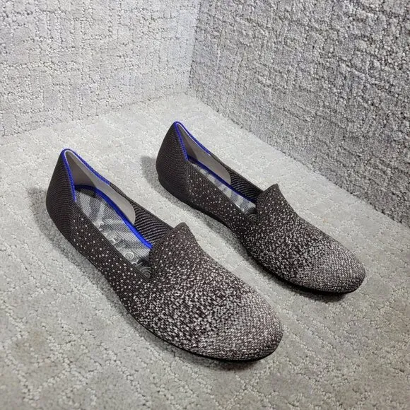 Rothy's The Loafer Women's Size 7 Twilight Metallic Ombre Round Toe Flat Shoes