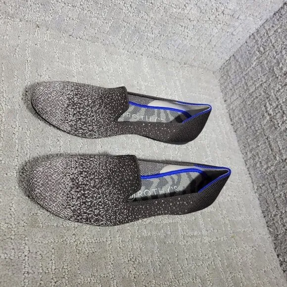 Rothy's The Loafer Women's Size 7 Twilight Metallic Ombre Round Toe Flat Shoes