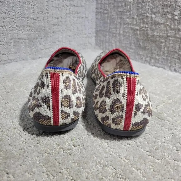 Rothy's The Loafer Women's Size 8 US Mocha Spot Round Toe Slip On Flat Shoes