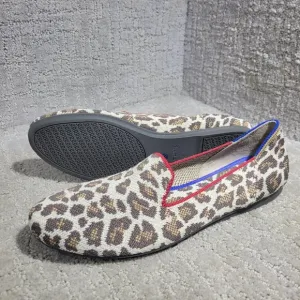 Rothy's The Loafer Women's Size 8 US Mocha Spot Round Toe Slip On Flat Shoes