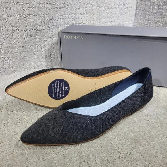 Rothy's The Merino Collection Shadow Pointed Flat Shoes Women's Multiple Sizes