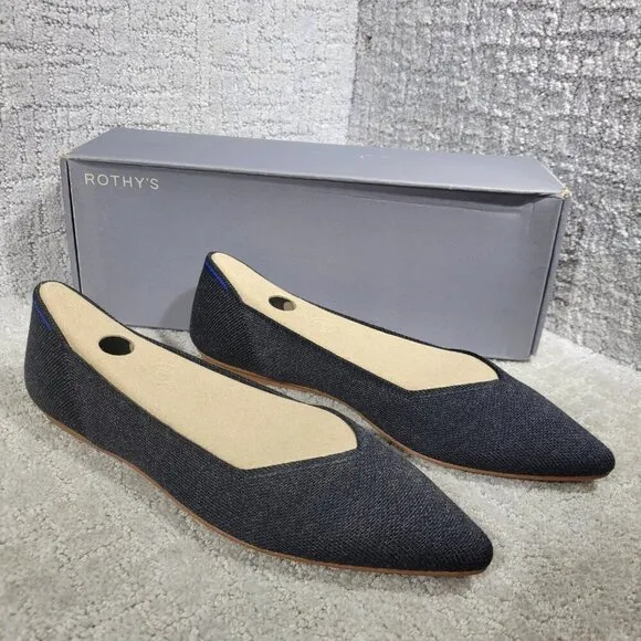 Rothy's The Merino Collection Shadow Pointed Flat Shoes Women's Multiple Sizes