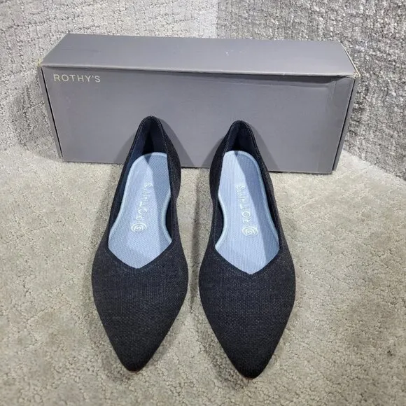 Rothy's The Merino Collection Shadow Pointed Flat Shoes Women's Multiple Sizes