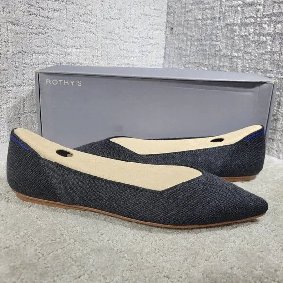 Rothy's The Merino Collection Shadow Pointed Flat Shoes Women's Multiple Sizes